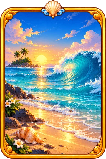 Ocean card skin